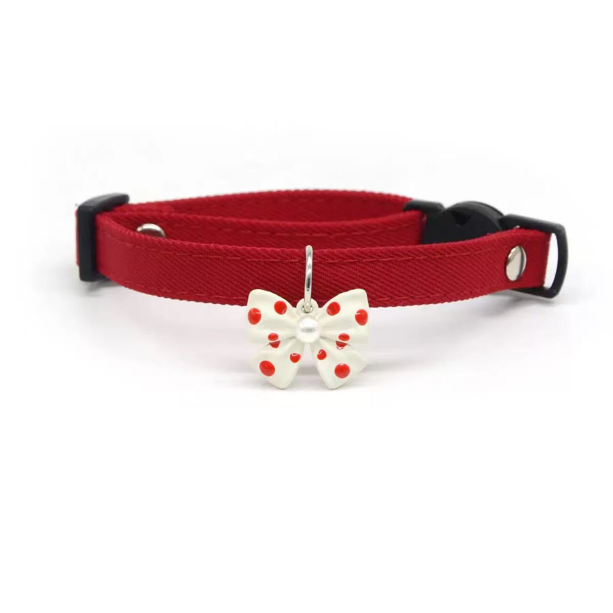 POLKA DOT BOW COLLAR