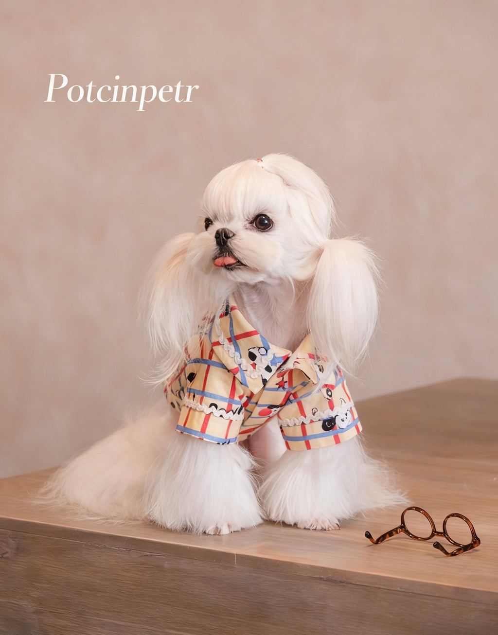 Must-have for the weekend! Pet fashion plaid shirt: Breathable and comfortable, create the coolest pet in the neighborhood