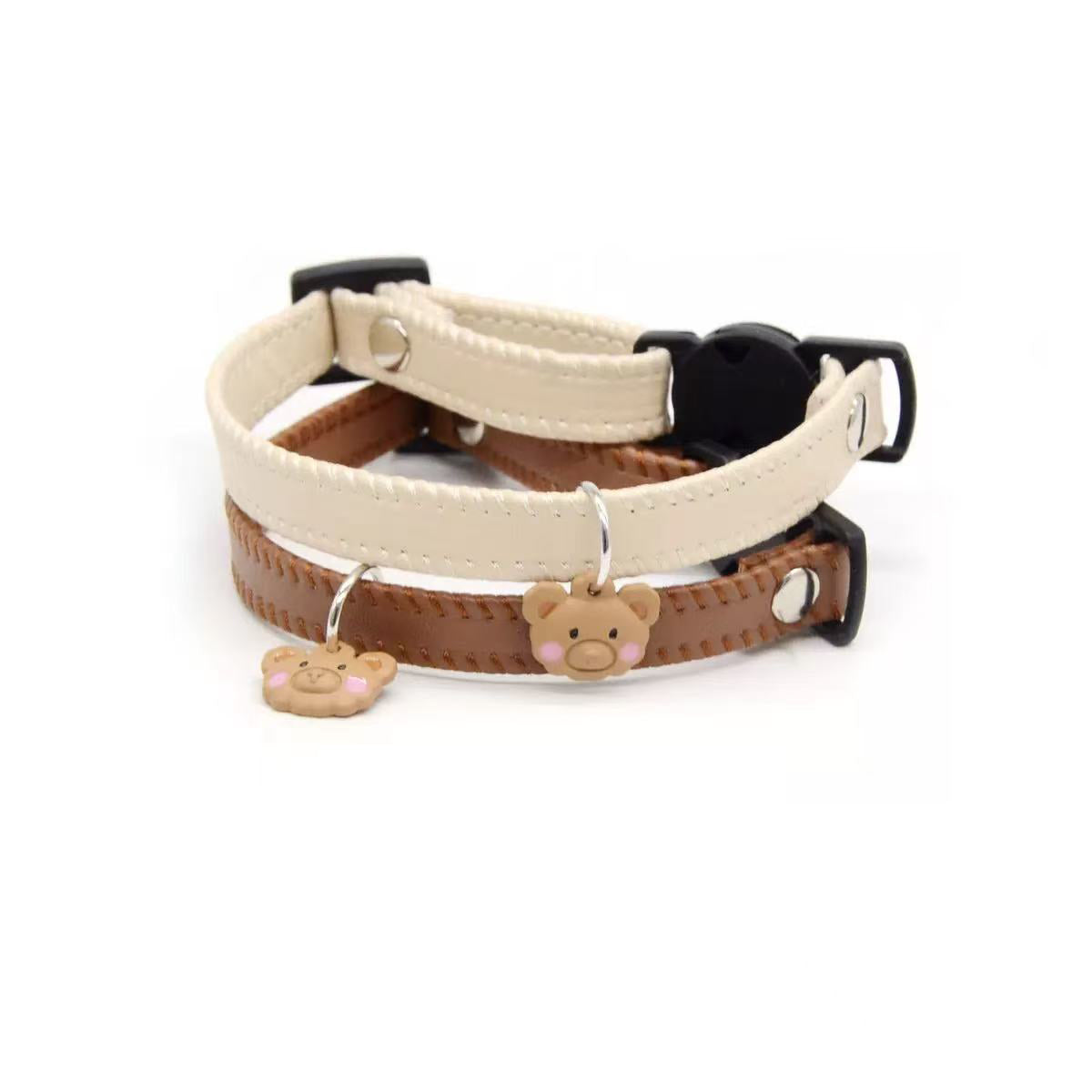 LEATHER MINIMALISTIC PET COLLAR