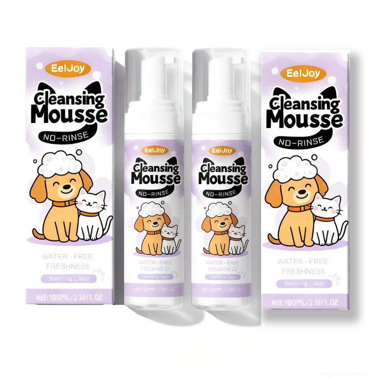 Waterless Shampoo for Dogs | Dry Shampoo for Dogs | Waterless Foam No Rinse | Anti-Itch, Soothing and Deodorizing